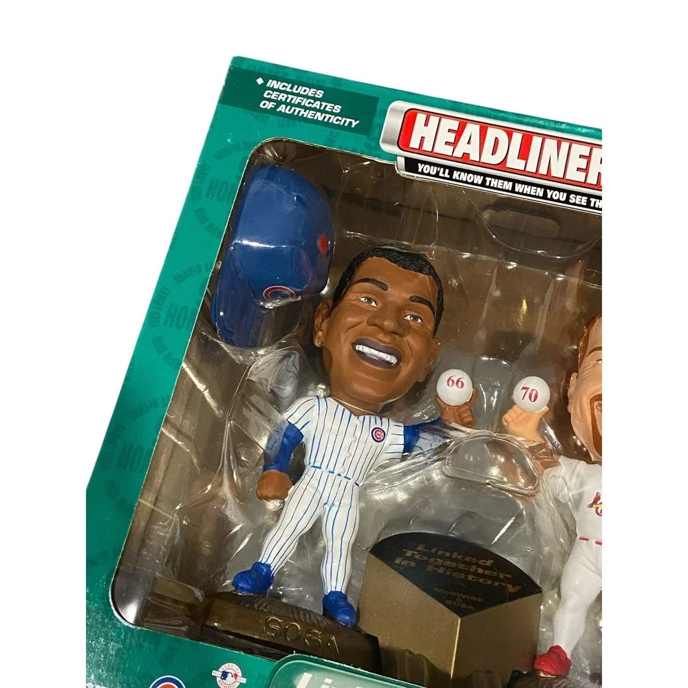 HEADLINERS XL SAMMY SOSA &‎ MARK MCGWIRE - NIB GREAT FOR DISPLAY